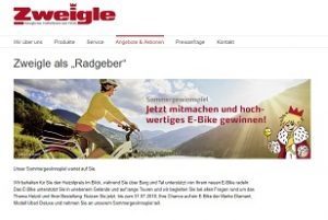 Diamant E-Bike Gewinnspiel, Zweigle Gewinnspiel