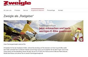 Diamant E-Bike Gewinnspiel, Zweigle Gewinnspiel