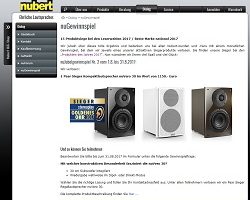 nubert Gewinnspiel