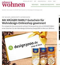 Design3000 Gutschein Gewinnspiel