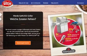 Ültje Gewinnspiel
