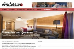 Naturhotel Outside Gewinnspiel