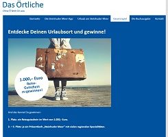 Reisegutschein Gewinnspiel, Das Örtliche Gewinnspiel