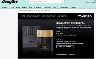 Tom Ford Parfum Gewinnspiel