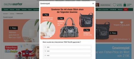 Tom Tailor Tasche Gewinnspiel