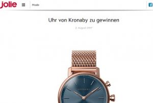 Kronaby Uhr Gewinnspiel