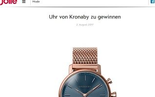Kronaby Uhr Gewinnspiel