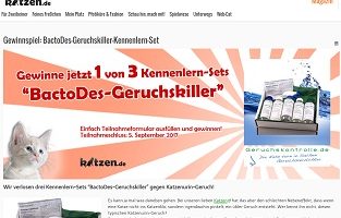 BactoDes Geruchs-Killer Gewinnspiel