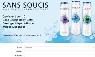 Sans Soucis Pflege-Set Gewinnspiel
