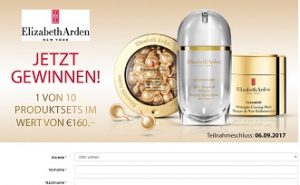 Elizabeth Arden Produkt-Set Gewinnspiel