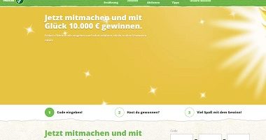 Nestle Code eingeben, Nestle Gewinnspiel