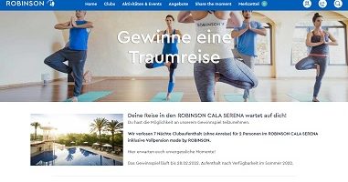 Robinson Club Urlaub Gewinnspiel, Robinson Gewinnspiel
