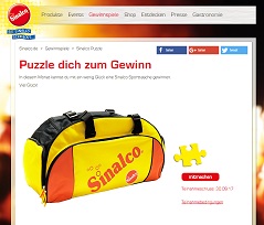 Sinalco Sporttasche Gewinnspiel