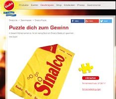 Sinalco Badetuch Gewinnspiel