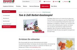 Toom Gutschein Gewinnspiel