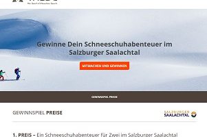 Saalachtal Winterurlaub Gewinnspiel