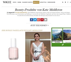 Kate Middleton Beauty-Paket Gewinnspiel