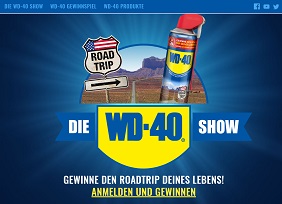USA Reise Gewinnspiel, WD 40 Gewinnspiel