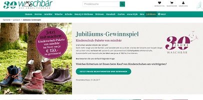 Waschbär Gewinnspiel