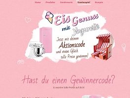 Yogurette Aktionscode Gewinnspiel, Yogurette Gewinnspiel