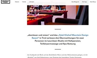 Hotel Kitzhof Gewinnspiel