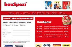 bauSpezi Gutschein Gewinnspiel