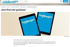 iPad mini Gewinnspiel