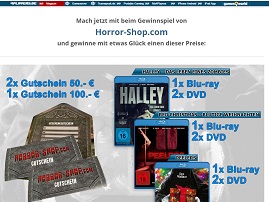 Horror-Laden Gutschein Gewinnspiel
