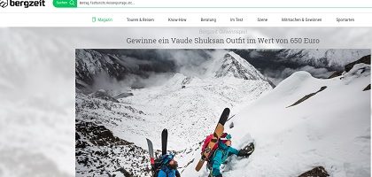Vaude Outdoor Outfit Gewinnspiel