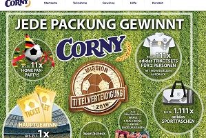 Corny WM Reise Russland Gewinnspiel, Corny Gewinnspiel