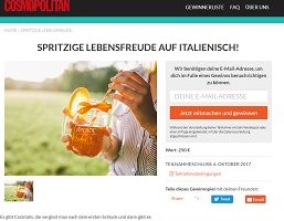 Aperol Paket Gewinnspiel