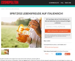 Aperol Paket Gewinnspiel