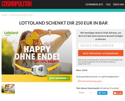 Lottoland 250 Euro Gewinnspiel
