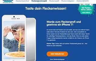 Fleckengewinnspiel bei Dr. Beckmann