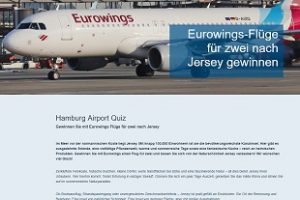 Jersey Flug Gewinnspiel