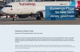 Jersey Flug Gewinnspiel