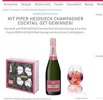 Piper-Heidsieck Champagner Gewinnspiel