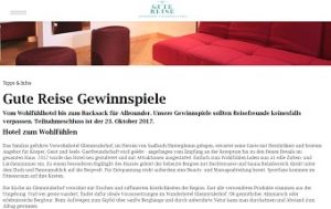 Wanderhotel Glemmtalerhof Gewinnspiel