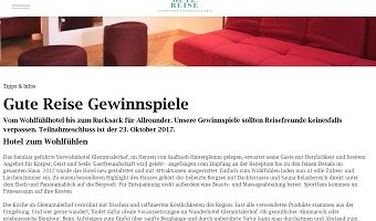 Wanderhotel Glemmtalerhof Gewinnspiel