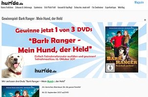 Hunde-DVD Gewinnspiel