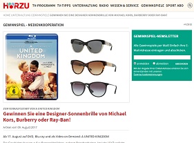 Designer-Sonnenbrille Gewinnspiel