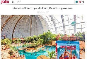 Tropical Island Resort Gewinnspiel