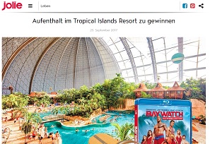 Tropical Island Resort Gewinnspiel