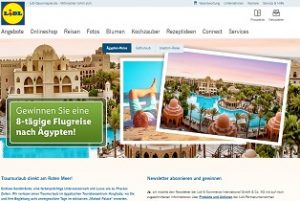 Lidl Ägypten Reise für Gewinnspiel