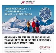 Kanada Ski Reise Gewinnspiel