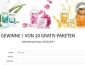 Gratis-Paket Gewinnspiel