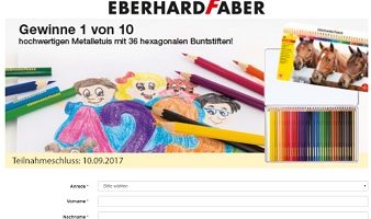 Eberhard Faber Buntstift-Set Gewinnspiel