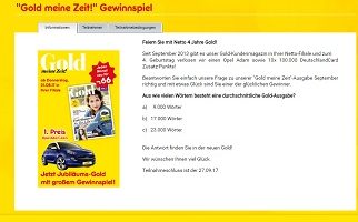 Netto Opel Adam Auto Gewinnspiel
