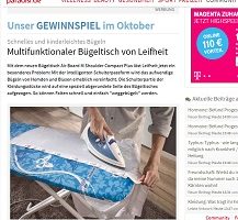 Leifheit Bügeltisch Gewinnspiel