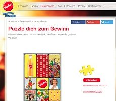 Sinalco Magnet-Set Gewinnspiel